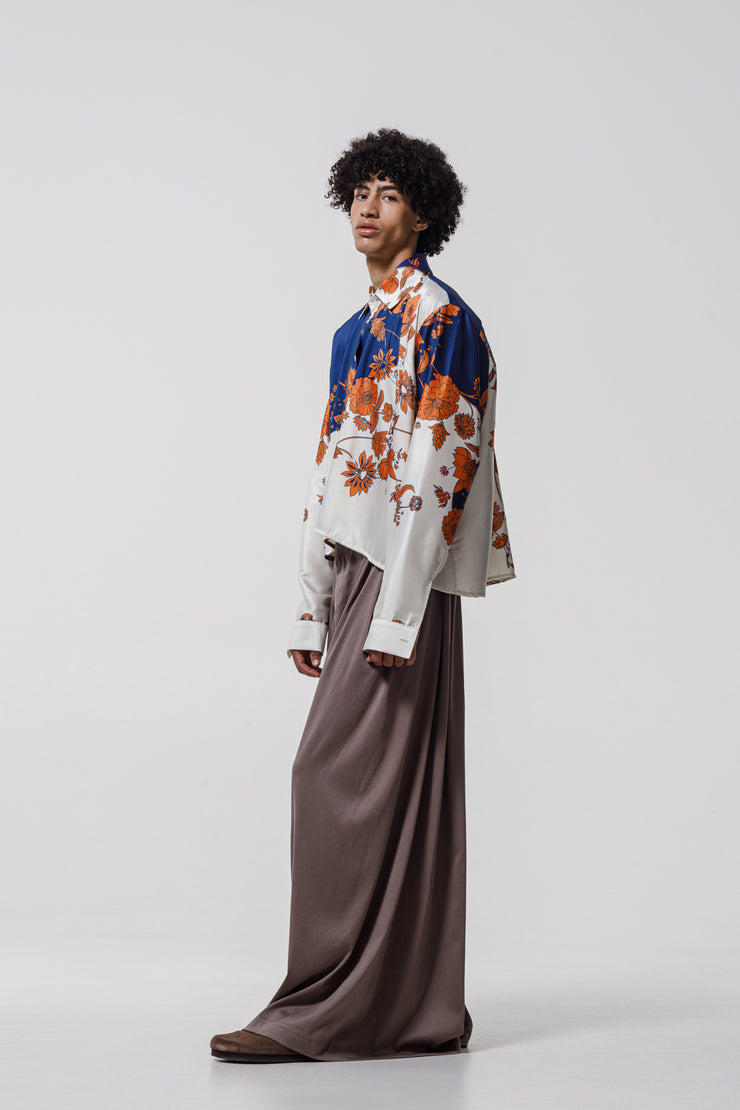 Corrado Cropped Shirt Printed