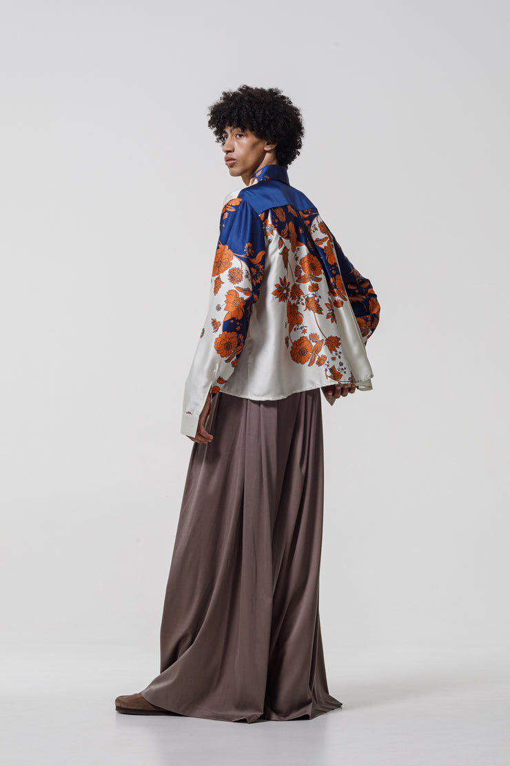 Corrado Cropped Shirt Printed