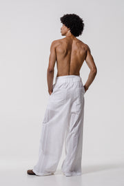 Aeon Embroidered Pants White