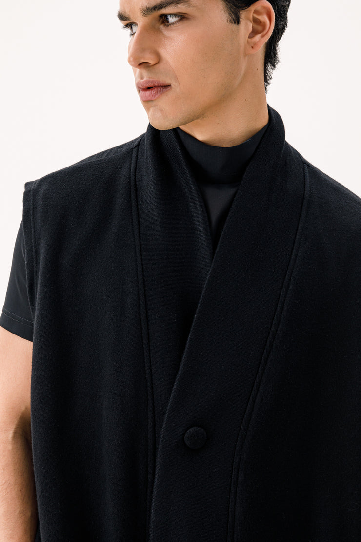 Canto Sleeveless Cardie Black