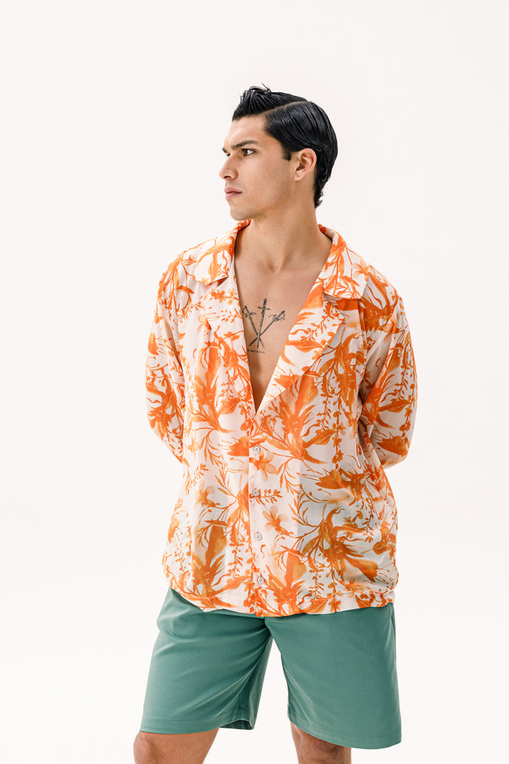 Levante Shirt Printed Orange
