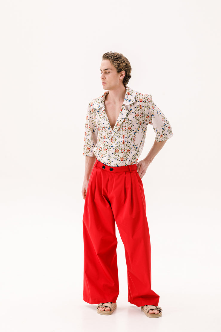 Benjamin Pants Red