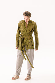 Ettore Lace Shirt Green