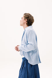 Corrado Cropped Shirt Light Blue