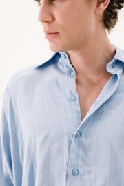 Corrado Cropped Shirt Light Blue
