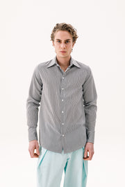 Fabio Shirt Striped Blue