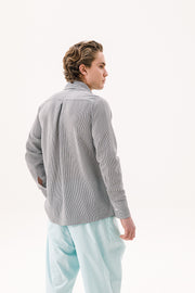 Fabio Shirt Striped Blue