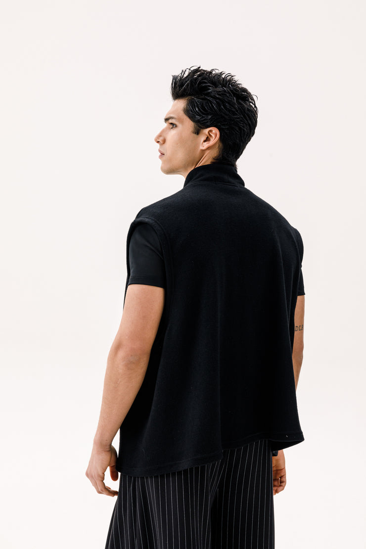 Canto Sleeveless Cardie Black