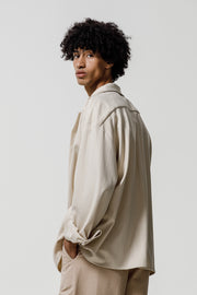 Vangauard Shirt Striped Beige