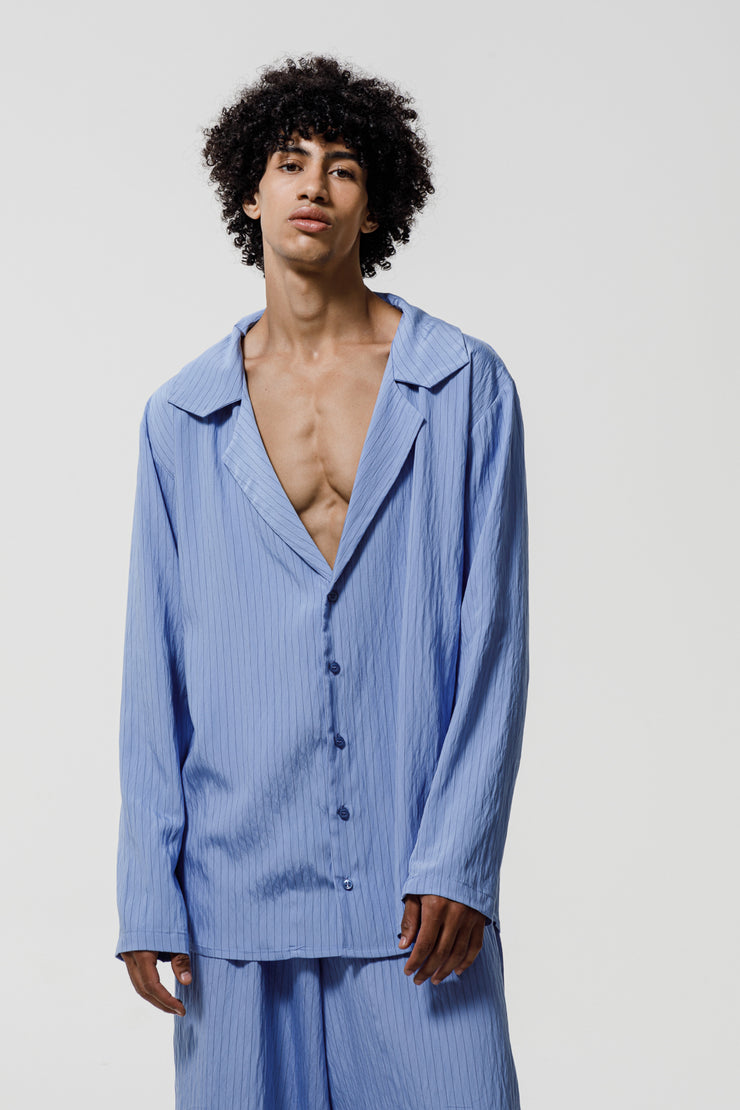 Mach Shirt Striped Blue