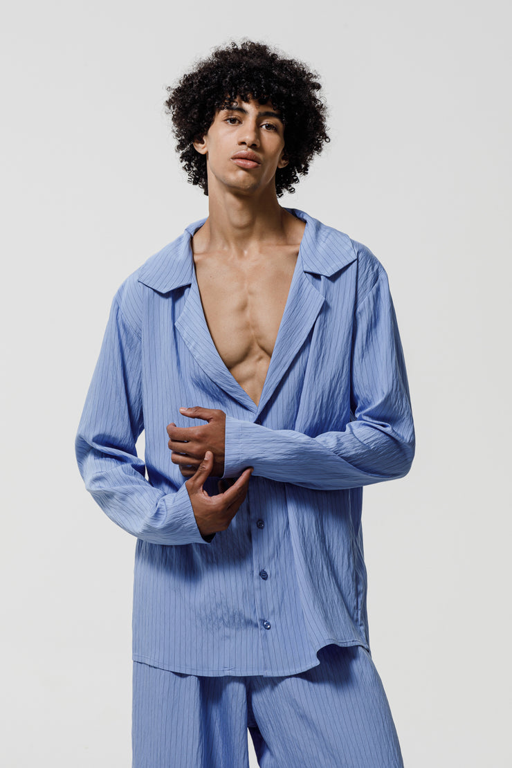 Mach Shirt Striped Blue