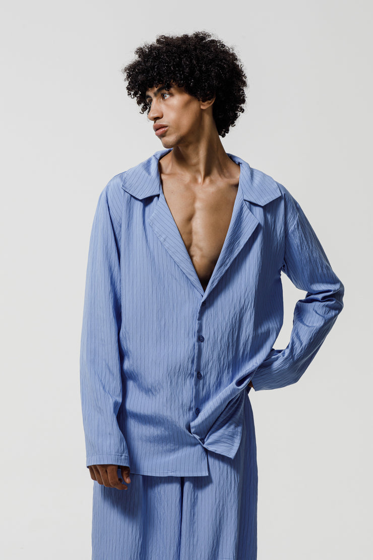 Mach Shirt Striped Blue