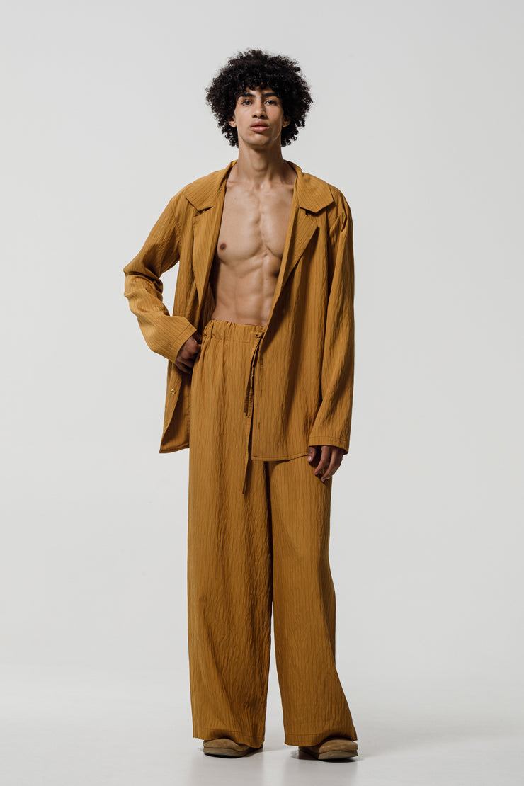 Mach Pants Striped Dijon