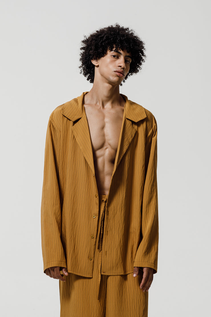 Mach Pants Striped Dijon