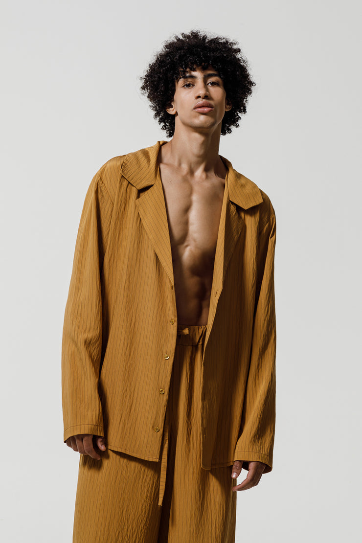 Mach Pants Striped Dijon