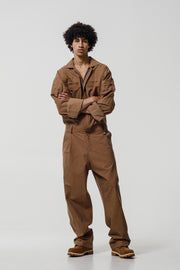 Wingman Jumpsuit Brown