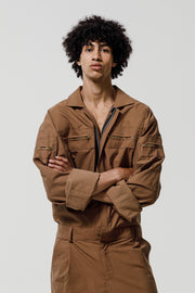 Wingman Jumpsuit Brown