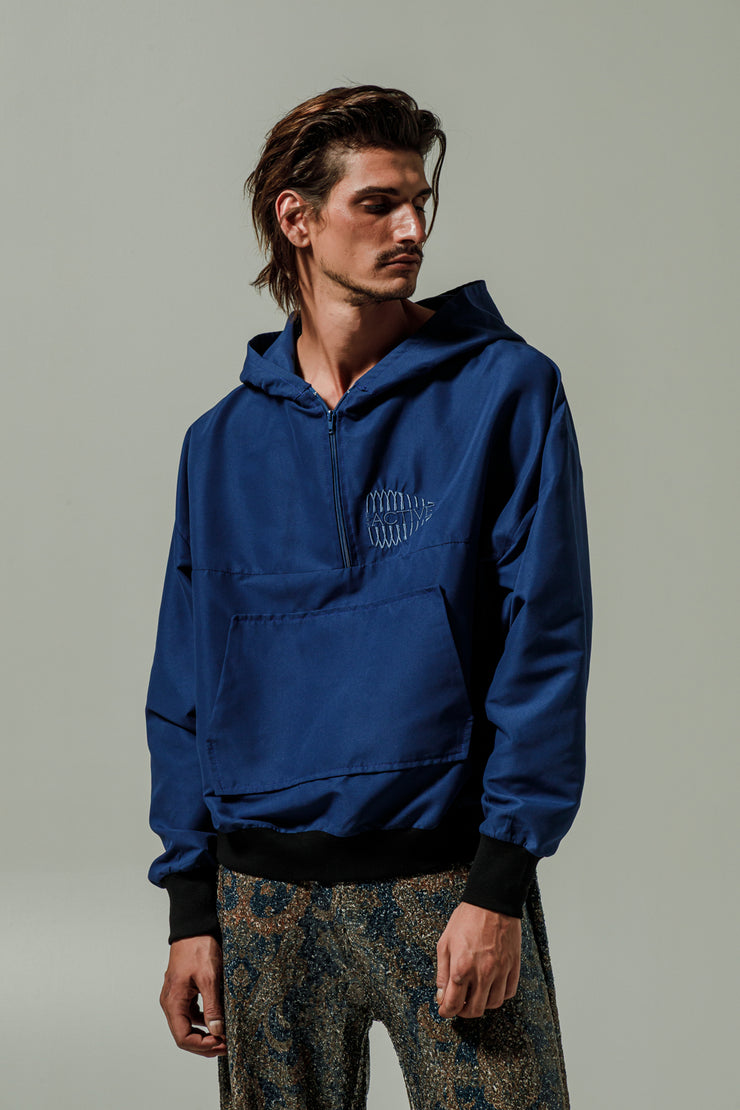 Cocito Hooded Anorak Blue