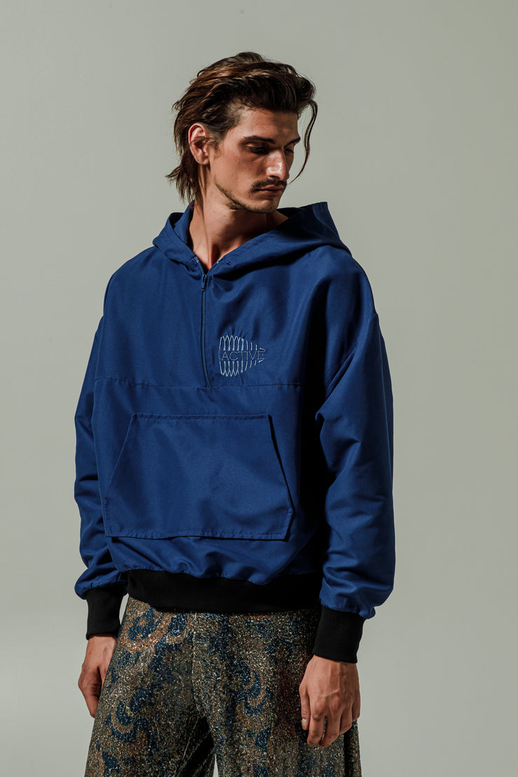Cocito Hooded Anorak Blue