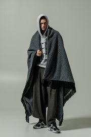 Aer Blanket Scarf Grey