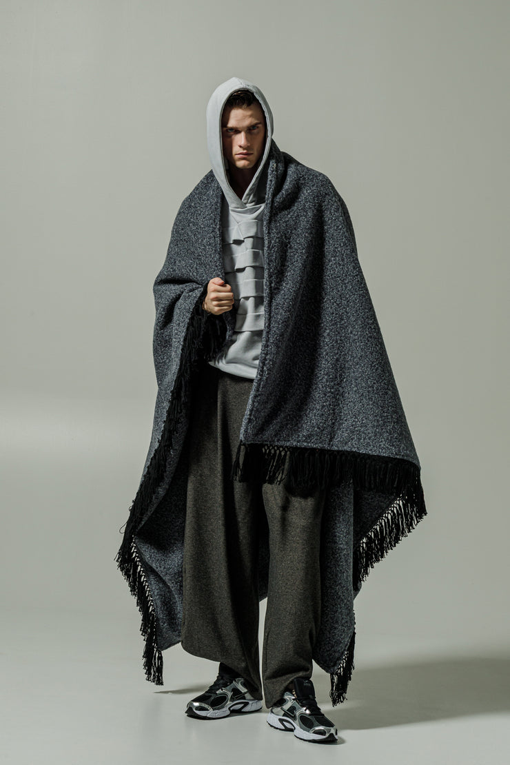 Aer Blanket Scarf Grey
