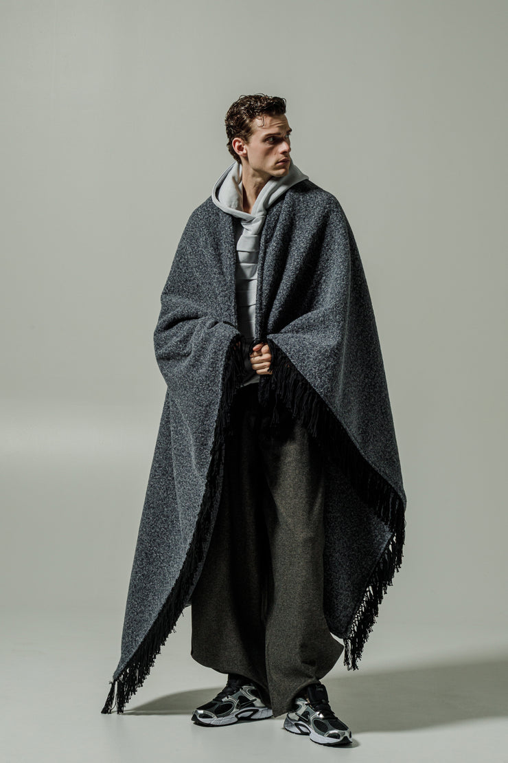 Aer Blanket Scarf Grey