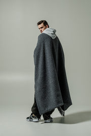 Aer Blanket Scarf Grey