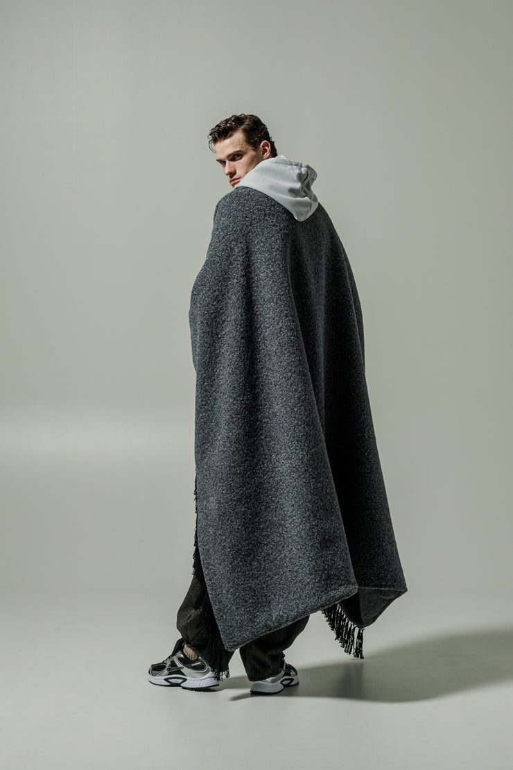 Aer Blanket Scarf Grey