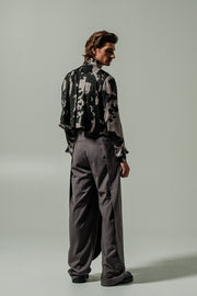 Santo Cropped Shirt Mauve