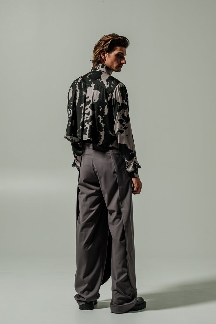 Santo Cropped Shirt Mauve