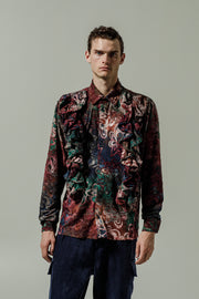 Alabaster Shirt Printed Bordeaux