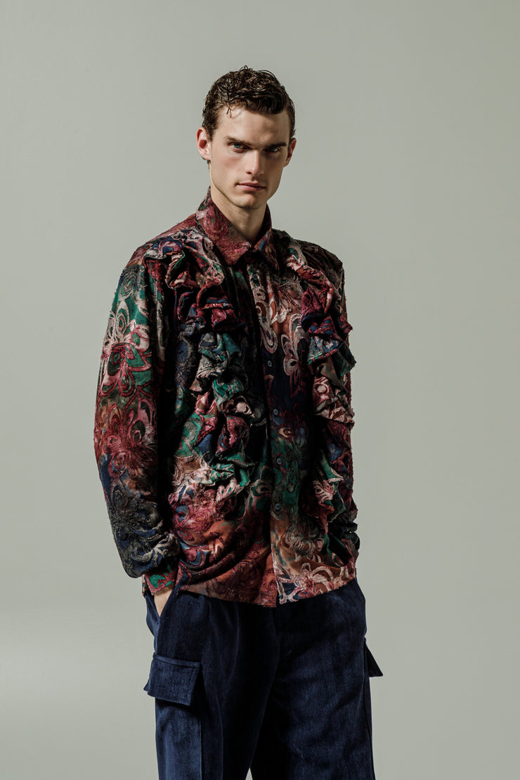 Alabaster Shirt Printed Bordeaux