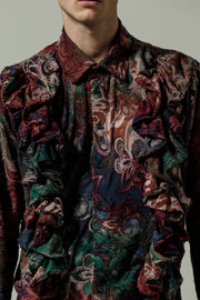 Alabaster Shirt Printed Bordeaux
