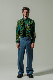 Empireo Denim Pants Blue