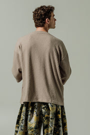 Mirath T-shirt Textured Beige