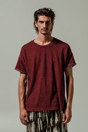 Square T-shirt Bordeaux