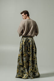 Erbe Pants Black & Yellow Printed