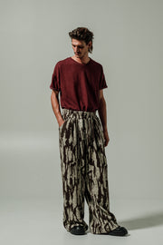 Sole Pants Printed Brown