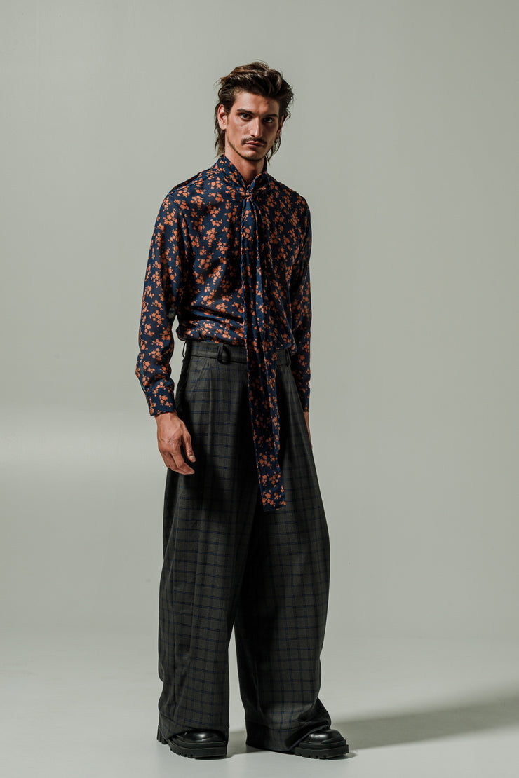 Pace Pants Plaid Blue