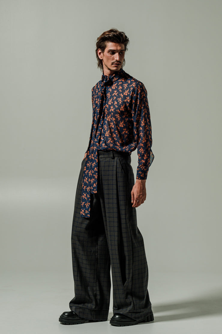 Pace Pants Plaid Blue