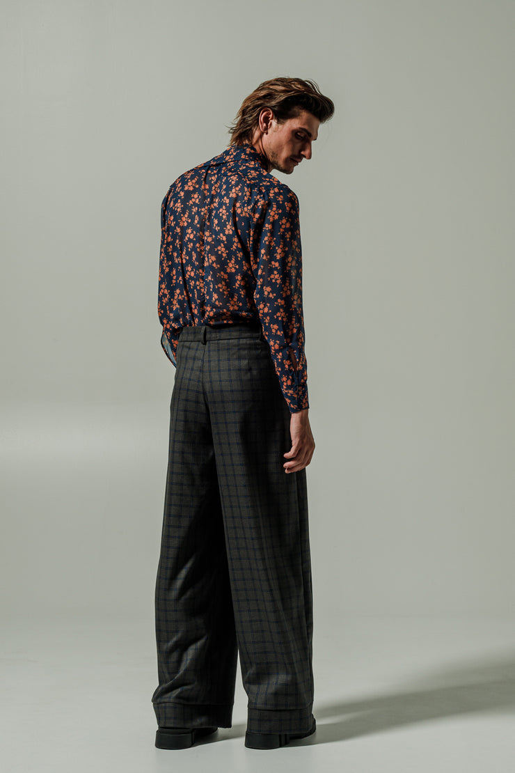 Pace Pants Plaid Blue