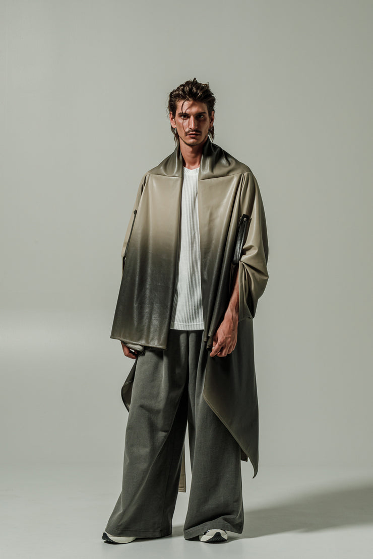 Hmong Kimono Eco Leather Grey