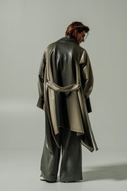 Hmong Kimono Eco Leather Grey