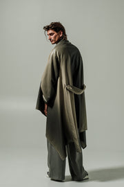 Hmong Kimono Eco Leather Grey