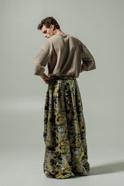 Erbe Pants Black & Yellow Printed