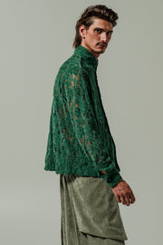 Chiara Lace Shirt Green