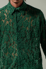 Chiara Lace Shirt Green