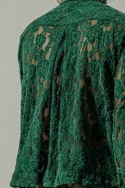 Chiara Lace Shirt Green
