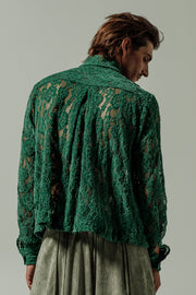 Chiara Lace Shirt Green