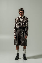 Santo Cropped Shirt Ecru